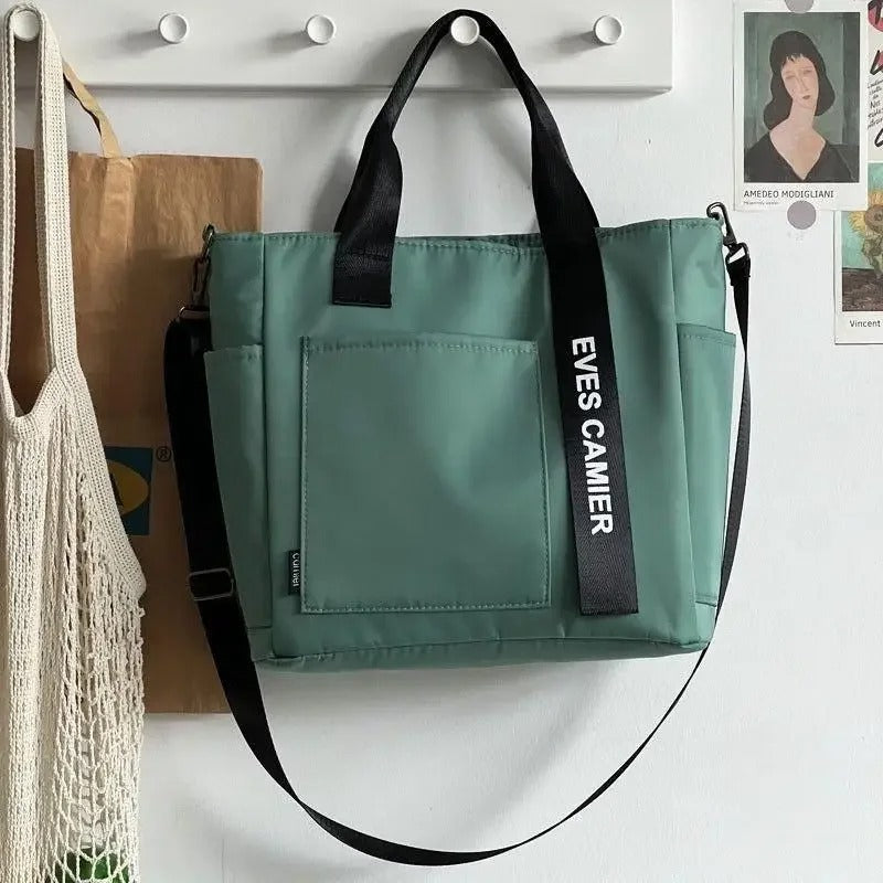Waterproof Canvas Tote Bag - Durable Nylon Canvas Tote Bag