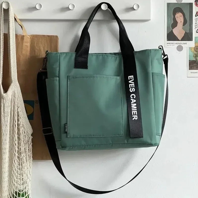 Waterproof Canvas Tote Bag - Durable Nylon Canvas Tote Bag