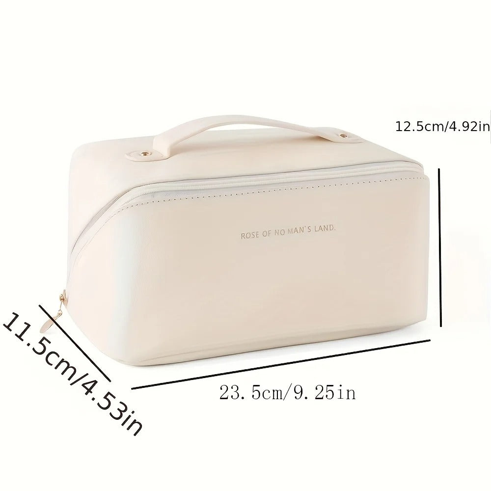 Travel Makeup Bag - Luxury Organizer for Cosmetics and Toiletries