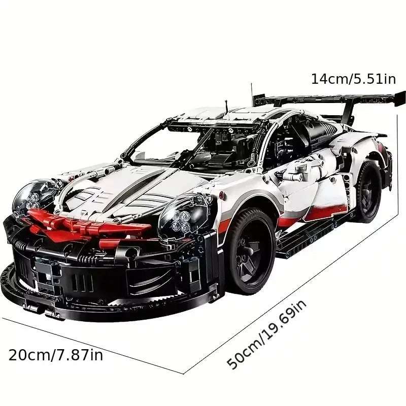 Race Car Building Block Set – 1580pcs 911 RSR Race Car Set