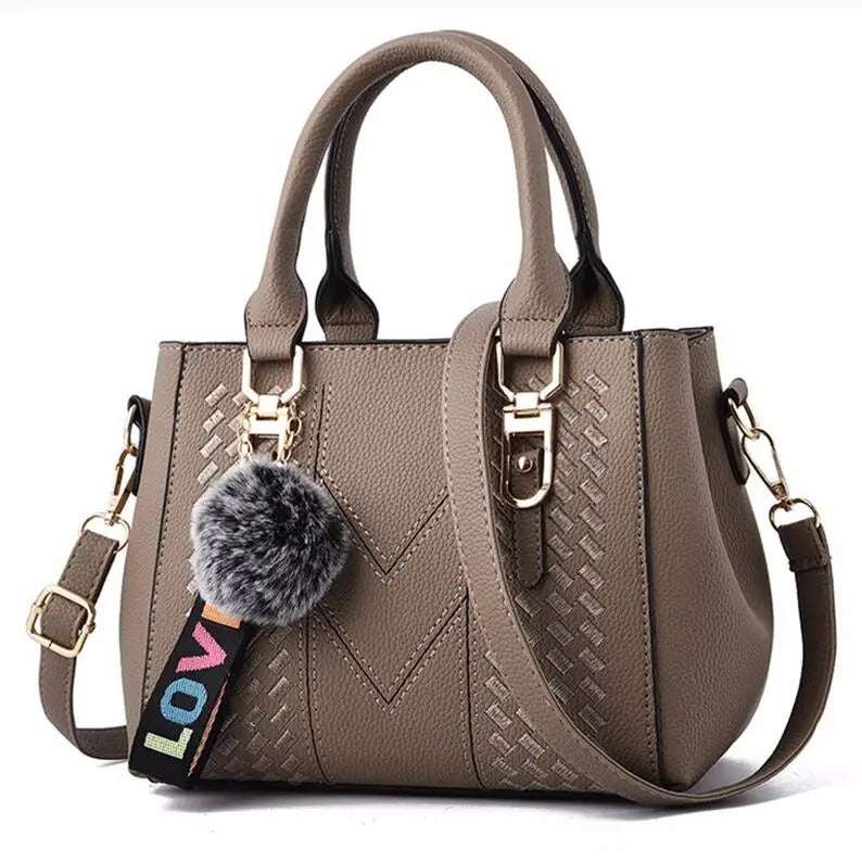 Leather Messenger Bag – Embroidered Leather Handbag for Business Use