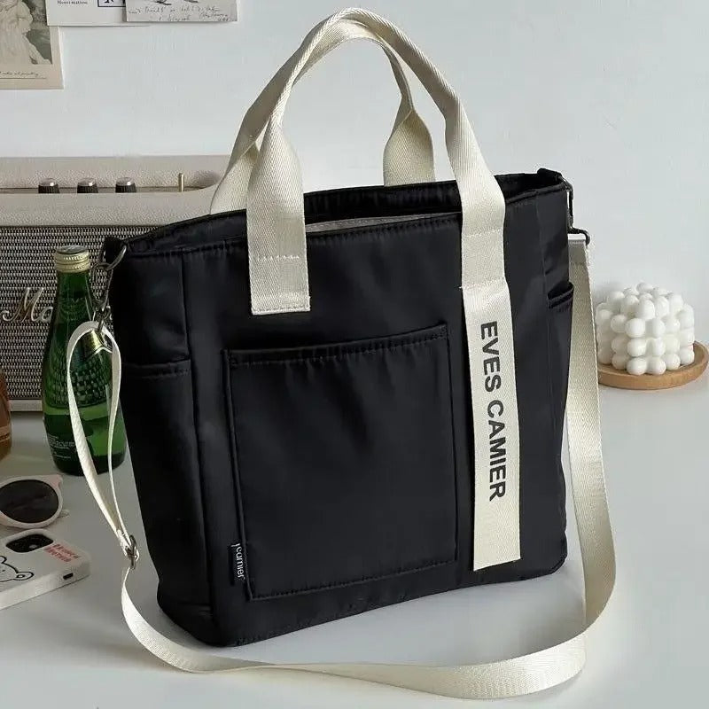 Waterproof Canvas Tote Bag - Durable Nylon Canvas Tote Bag