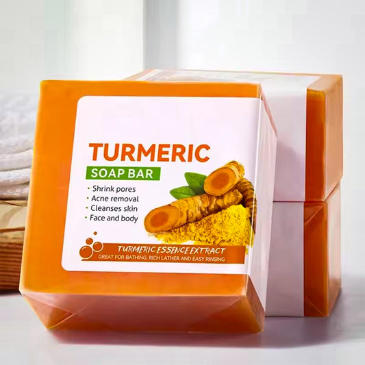 Turmeric Soap Bar with Ginger Extract | Acne Removal, Skin Brightening, Hydrating