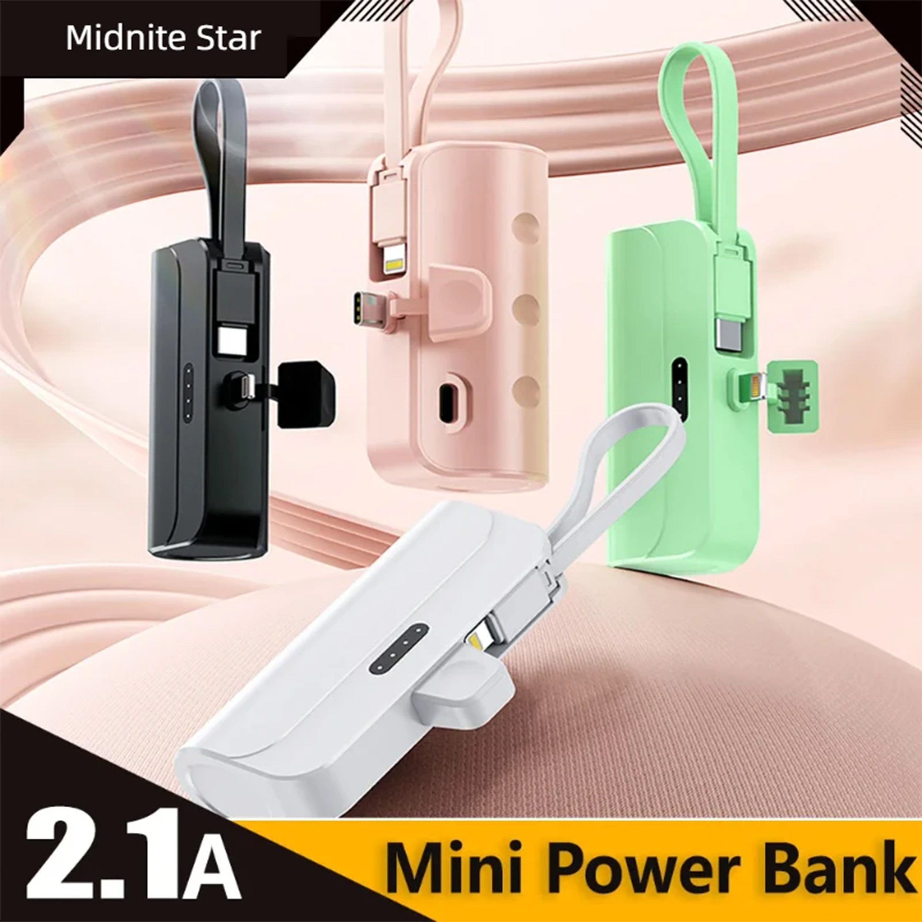 Compact Mini Power Bank – Fast Charging Portable Battery Pack