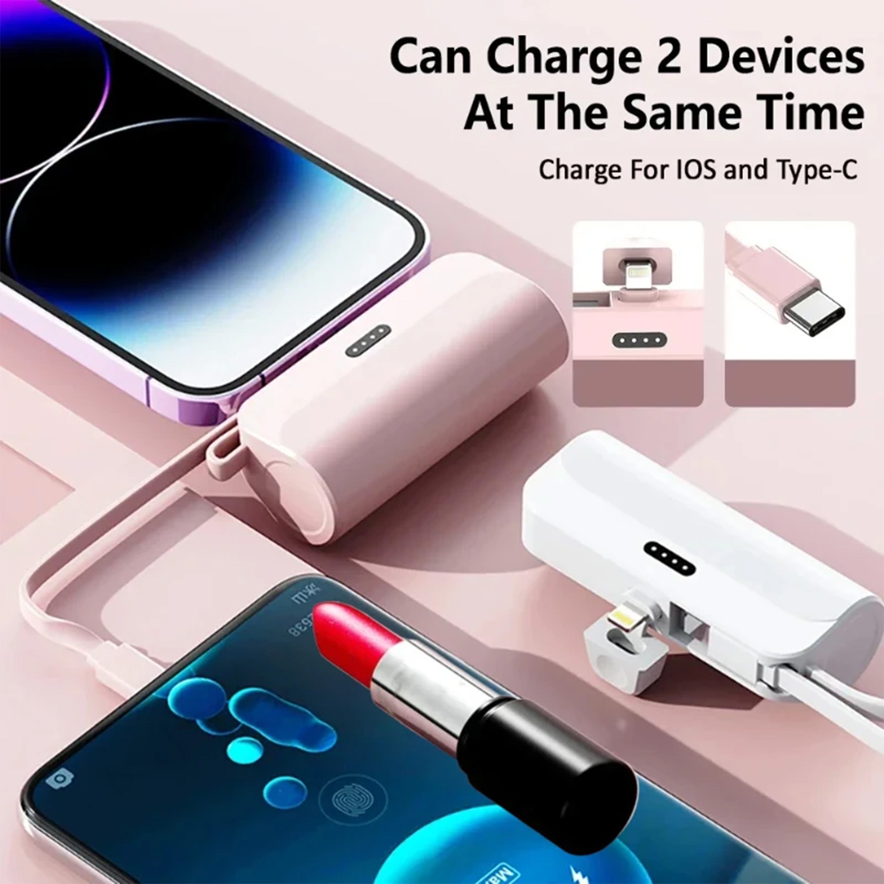 Compact Mini Power Bank – Fast Charging Portable Battery Pack