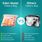 Clear Travel Toiletry Bag | Leakproof, Eco-Friendly, Recyclable | Pack of 2