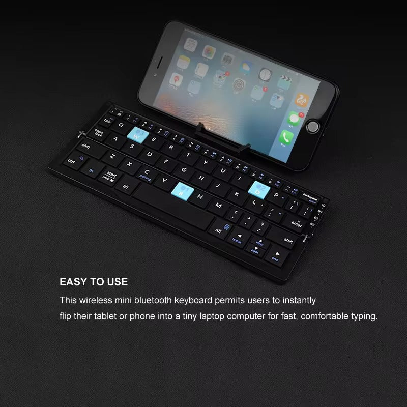 Foldable Bluetooth Keyboard – Compact, Portable, and Ergonomic