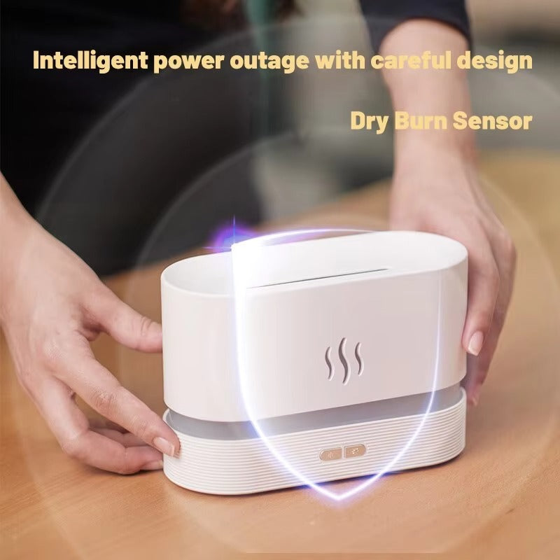 Flame Diffuser Mist Humidifier Aromatherapy Diffuser with Waterless Protection