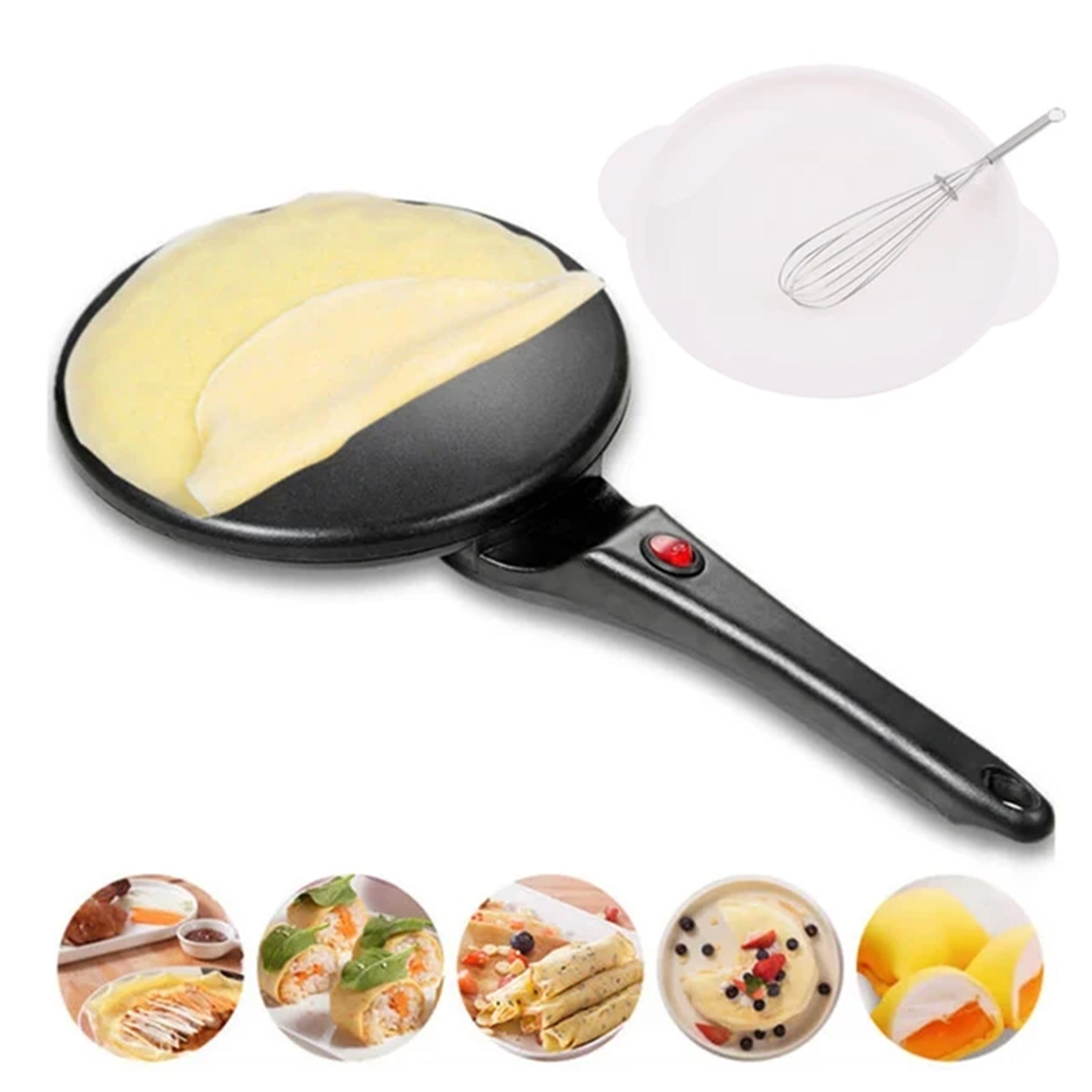 Electric Crepe Maker – Quick Crepes, Pancakes & Tortillas