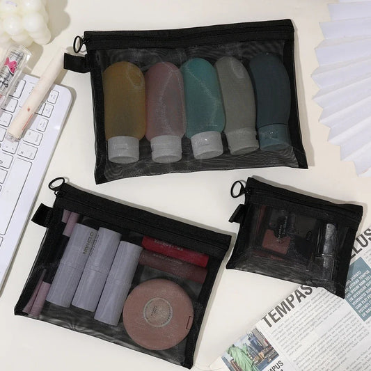 Mesh Makeup Bag Travel Organizer