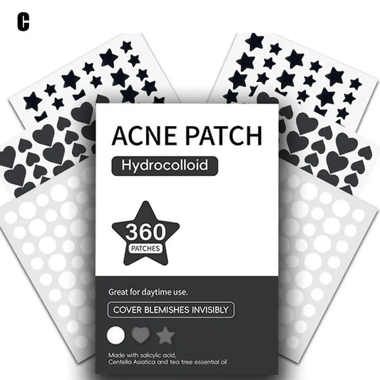 360pcs Invisible Pimple Patches – Anti-Acne Spot Dots
