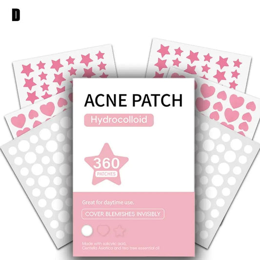 360pcs Invisible Pimple Patches – Anti-Acne Spot Dots