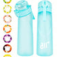800ml Scented Air Water Bottle with Straw