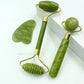 Natural Jade Roller & Gua Sha Set – Double-End Face Massager