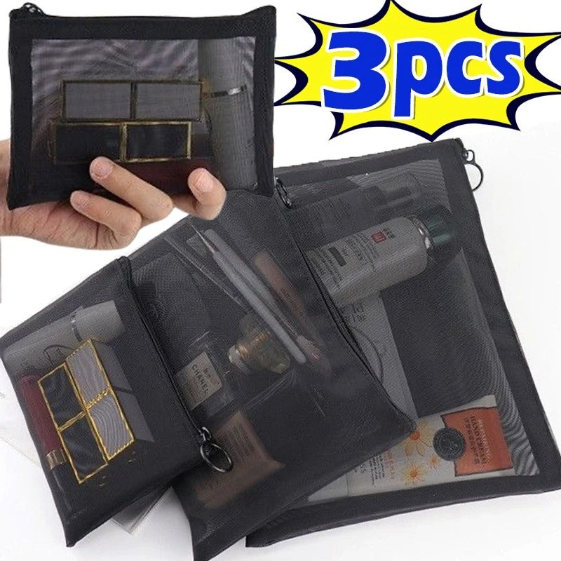 Mesh Makeup Bag Travel Organizer