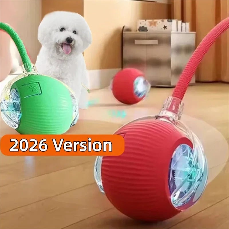 Interactive Rolling Ball Toy – USB Rechargeable Automatic Smart Ball with Obstacle Avoidance for Cat & Dogs