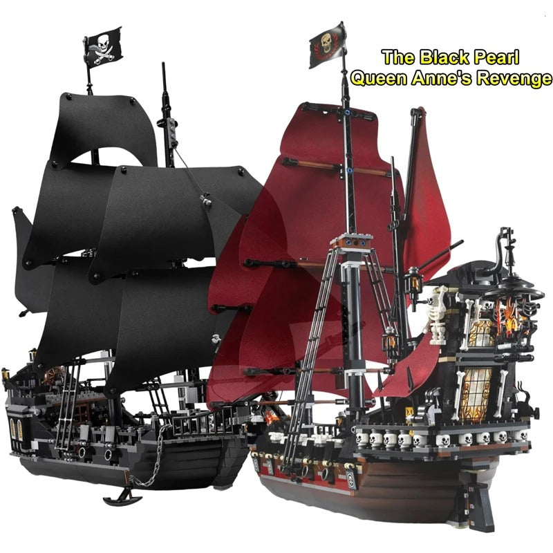 Pirates of the Caribbean Ship Building Blocks Set with mini Figures