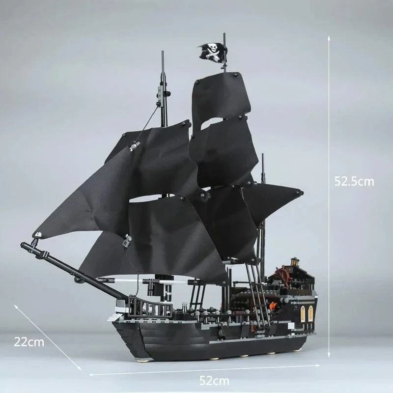 Pirates of the Caribbean Ship Building Blocks Set with mini Figures