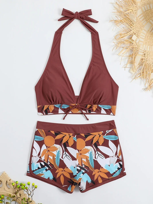 2025 Women’s Halter Bikini Set