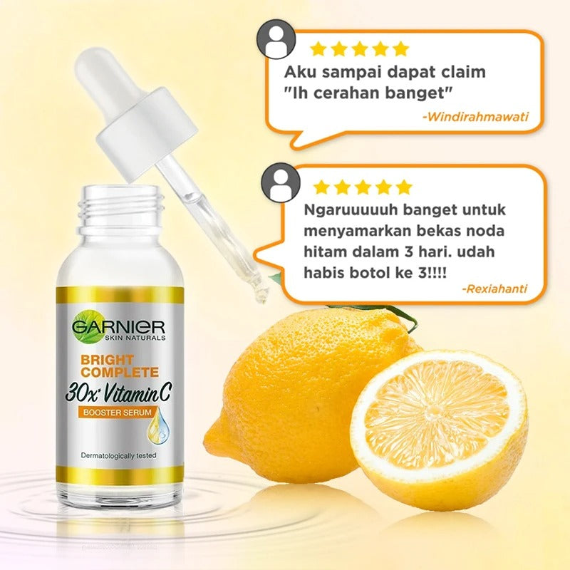 Garnier Vitamin C Serum – 30ml Brightening & Acne Spot Fading
