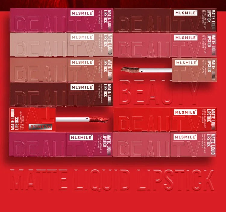 6-Color Matte Liquid Lipstick Set