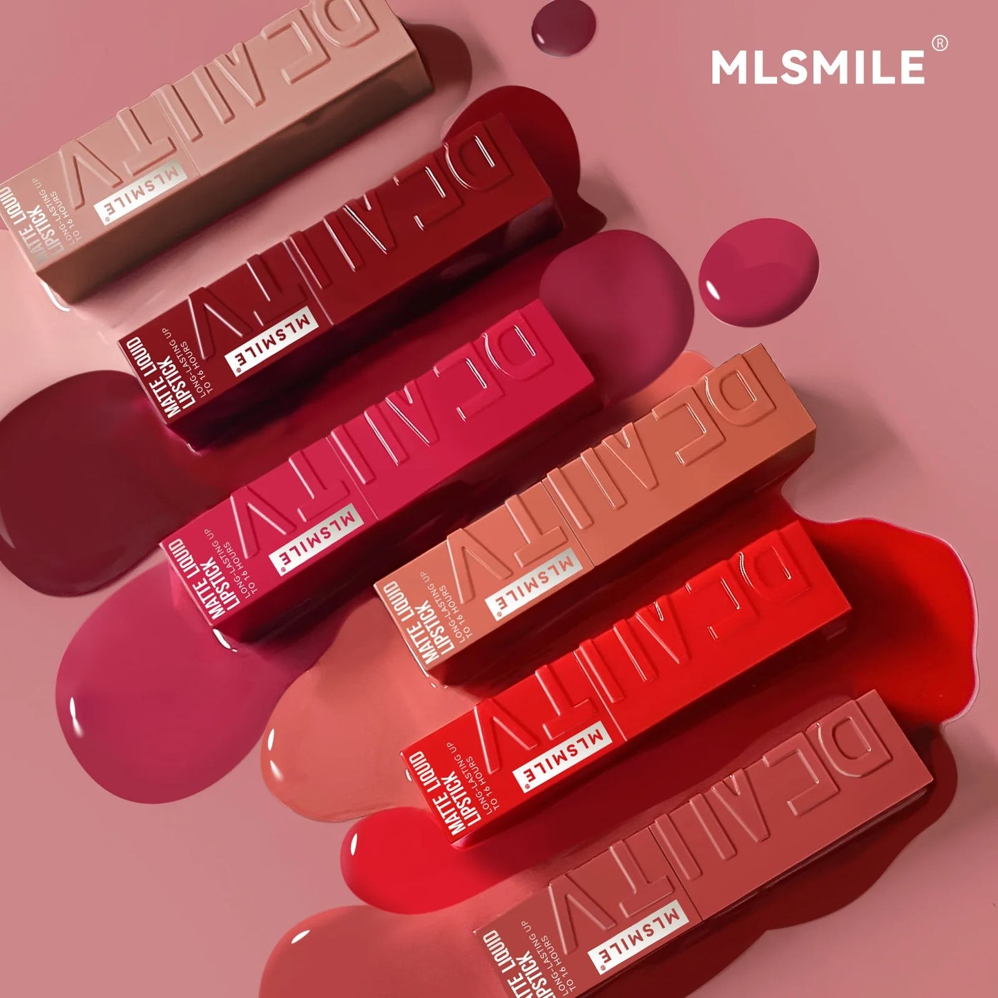 6-Color Matte Liquid Lipstick Set