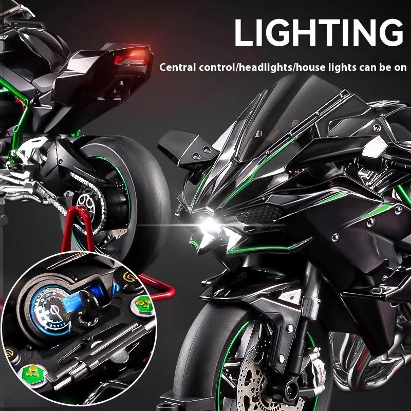 1:6 Scale Kawasaki H2R Diecast Motorcycle Model