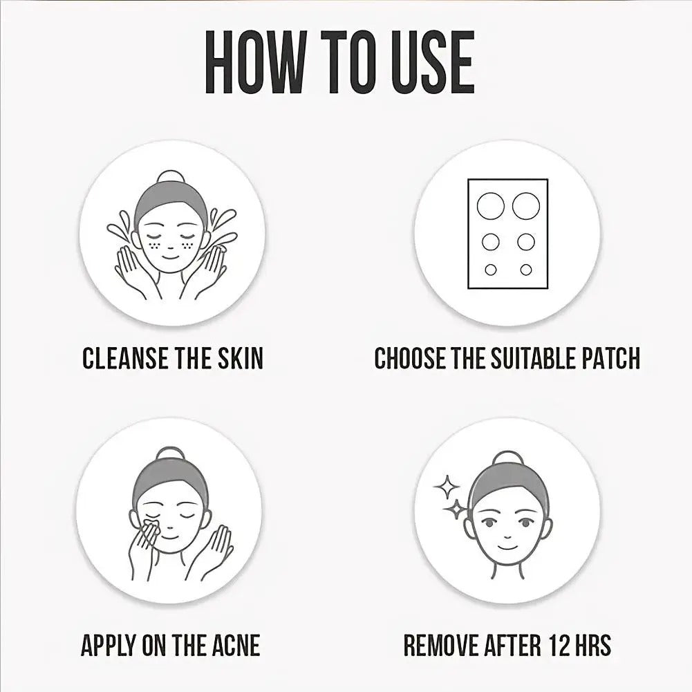 360pcs Invisible Pimple Patches – Anti-Acne Spot Dots