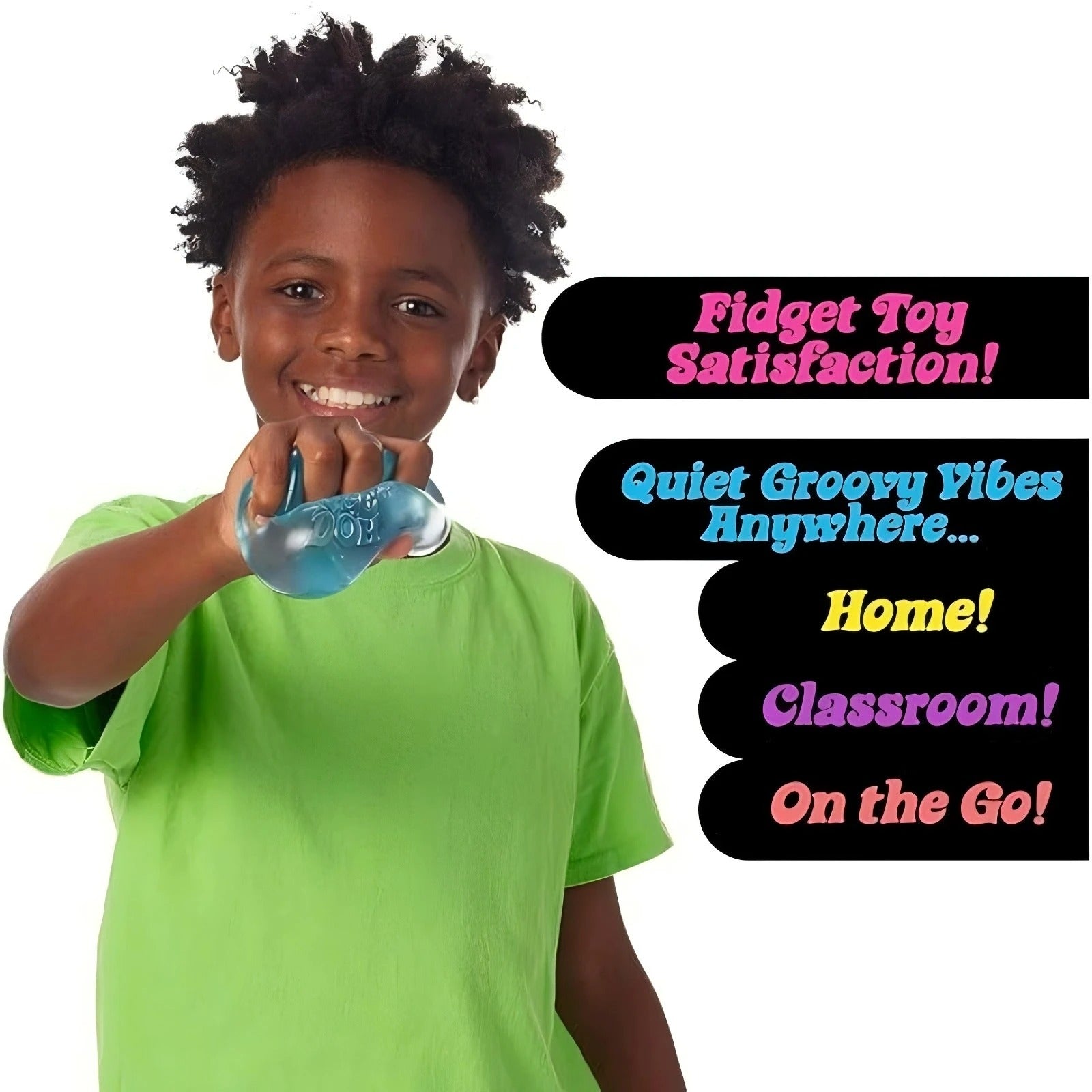 NeeDoh Nice Cube Stress Ball – Soft Sensory Fidget Toy for Stress Relief, Anxiety Relief & Hand Therapy for Kids and Adults