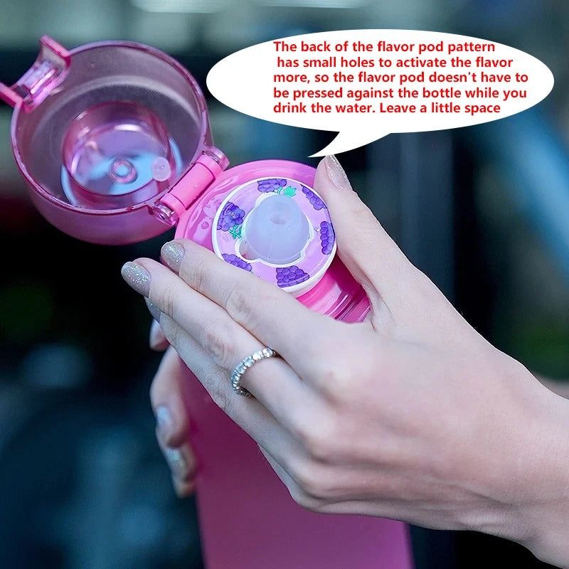 800ml Scented Air Water Bottle with Straw