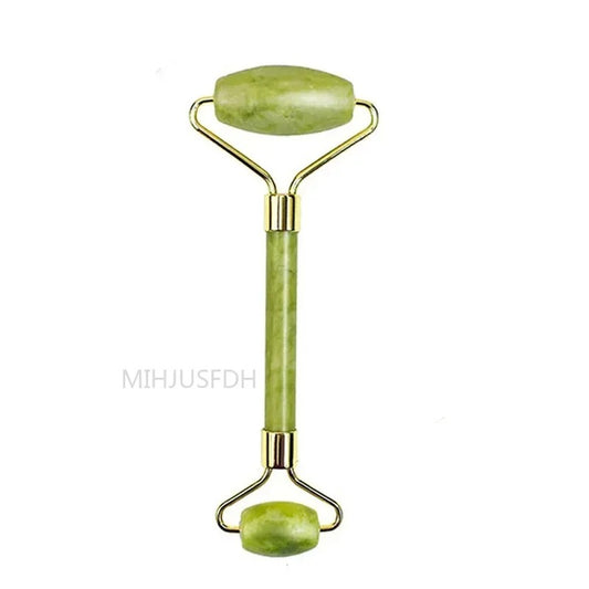 Natural Jade Roller & Gua Sha Set – Double-End Face Massager