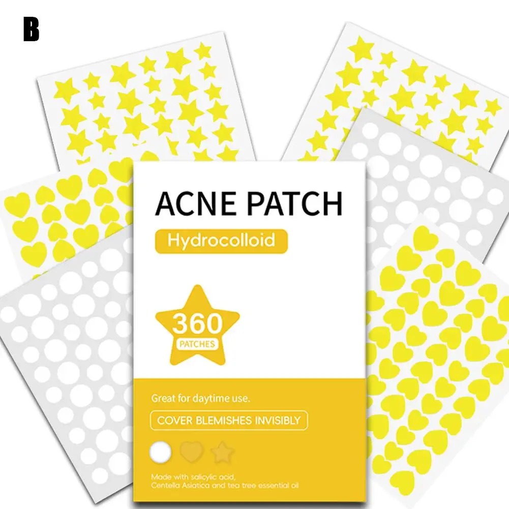 360pcs Invisible Pimple Patches – Anti-Acne Spot Dots