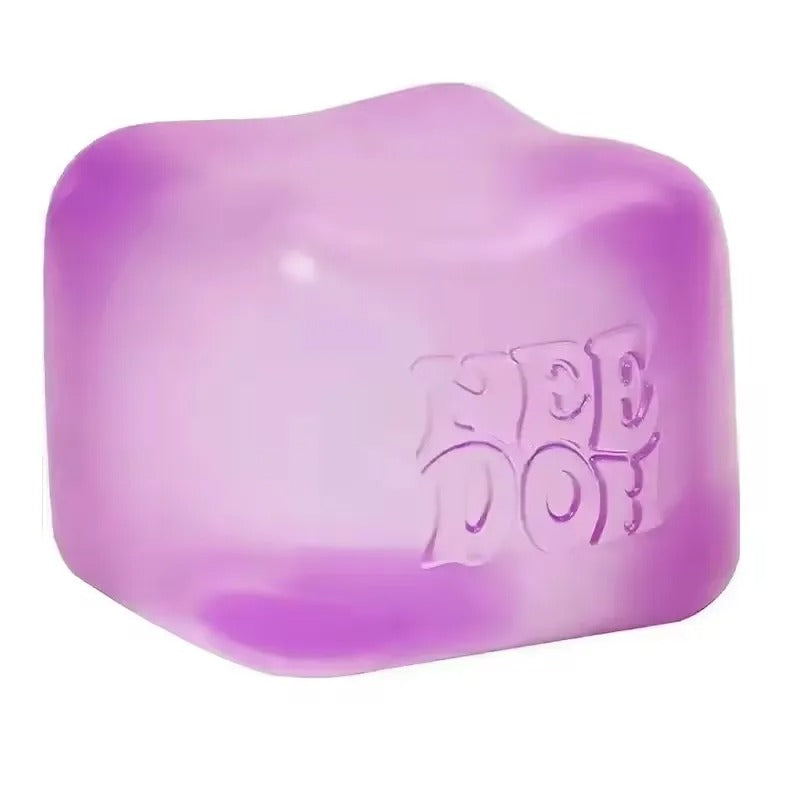 NeeDoh Nice Cube Stress Ball – Soft Sensory Fidget Toy for Stress Relief, Anxiety Relief & Hand Therapy for Kids and Adults