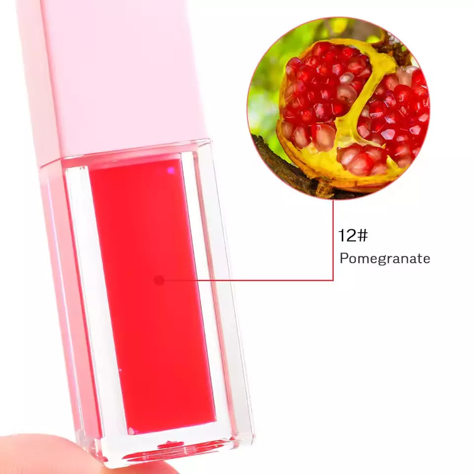 Hydrating Lip Gloss with Fruity Tint | Non-Sticky, Long-Lasting Shine Nourishing