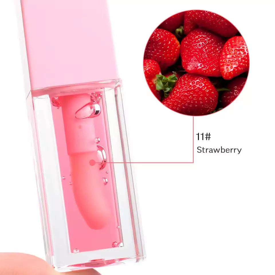 Hydrating Lip Gloss with Fruity Tint | Non-Sticky, Long-Lasting Shine Nourishing